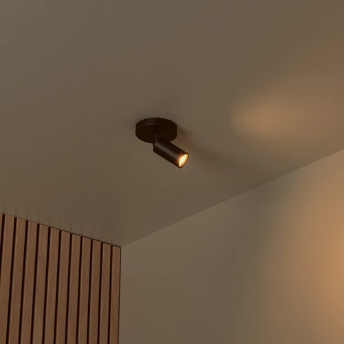 Lucide RITMO - Deckenstrahler - Ø 10 cm - 1xGU10 (MR11) - Schwarz - Atmosphäre 1